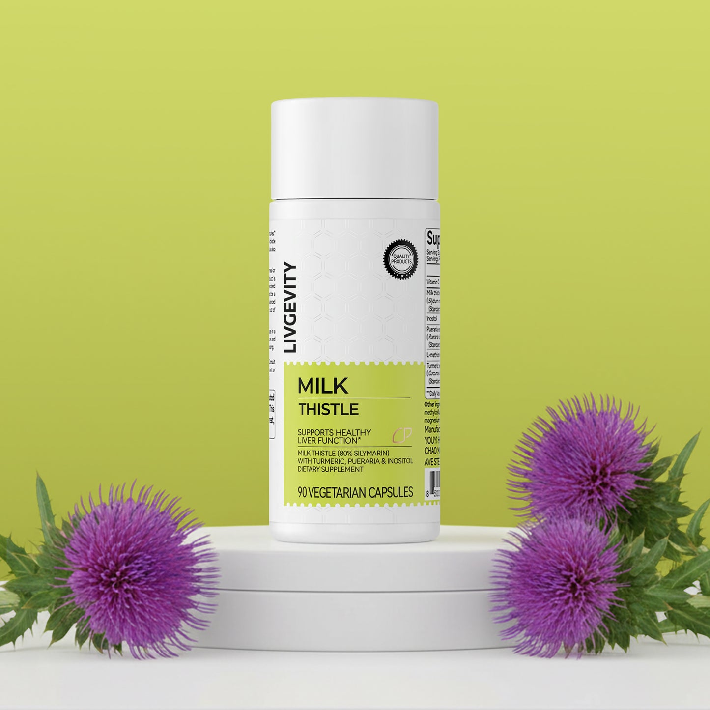 Livgevity™ Milk Thistle Liver Detox Supplement