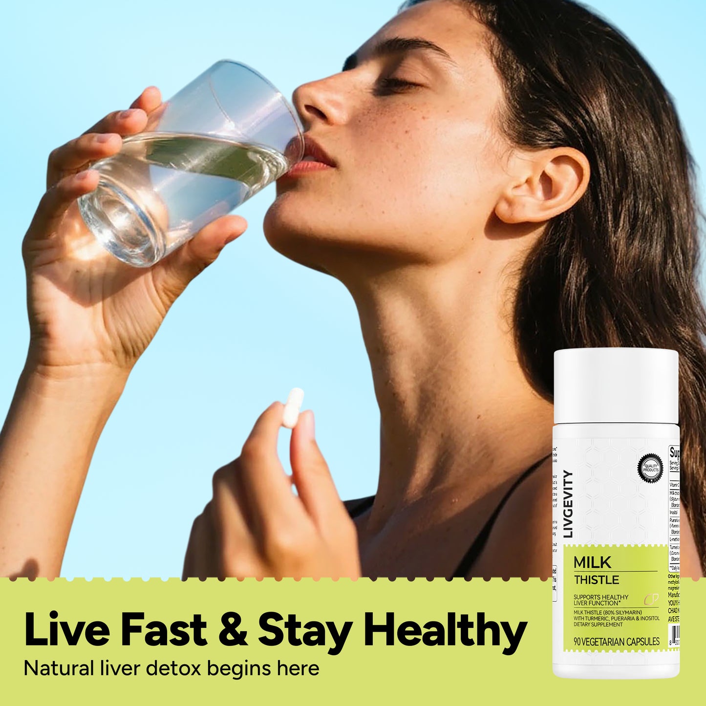 Livgevity™ Milk Thistle Liver Detox Supplement